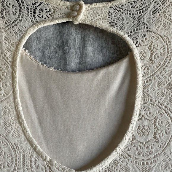 JESSICA SIMPSON WOMANS ANTIQUE WHITE SLIP KNEE LENGTH DRESS SZ LARGE - Picture 15 of 16